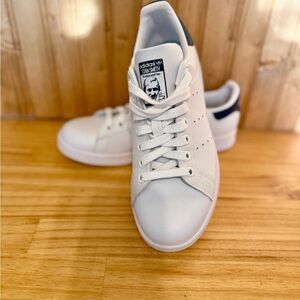 Adidas Stan Smith White and Black Sneakers Size 7.5 Women’s